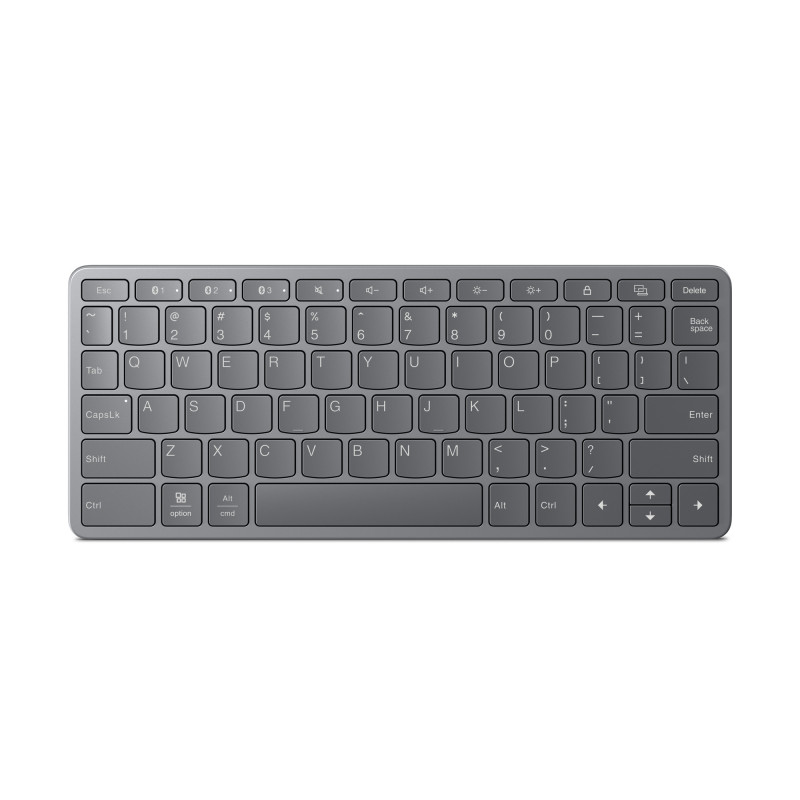 Lenovo Multi-Device Wireless Keyboard USB tipo-C Grigio