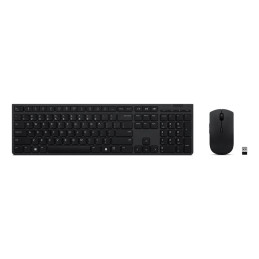 Lenovo 4X31K03945 teclado Ratón incluido Oficina RF Wireless + Bluetooth Alemán Gris