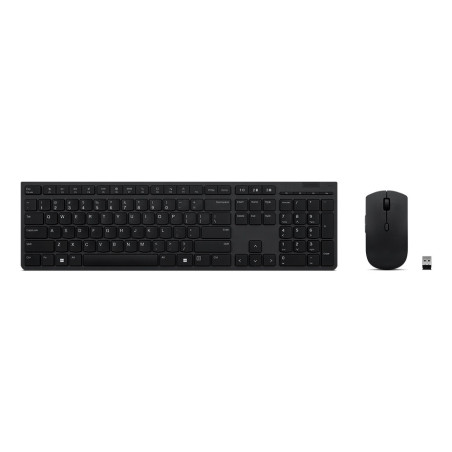 Lenovo 4X31K03945 teclado Ratón incluido Oficina RF Wireless + Bluetooth Alemán Gris