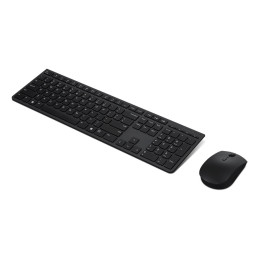 Lenovo 4X31K03945 teclado Ratón incluido Oficina RF Wireless + Bluetooth Alemán Gris
