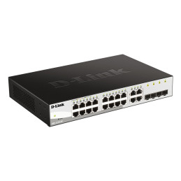 D-Link DGS-1210-20 Managed L2 Gigabit Ethernet (10 100 1000) 1U Black