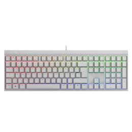 CHERRY MX 2.0S clavier Jouer USB QWERTZ Allemand Blanc