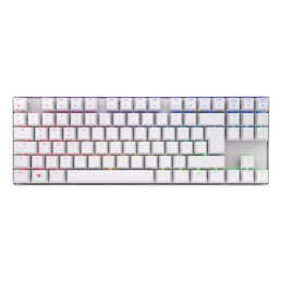 CHERRY MX 8.2 TKL Wireless RGB Tastatur Gaming USB + RF Wireless + Bluetooth QWERTZ Deutsch Weiß