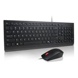 Lenovo 4X31R64414 teclado Ratón incluido Universal USB Alemán Negro