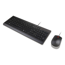 Lenovo 4X31R64414 teclado Ratón incluido Universal USB Alemán Negro