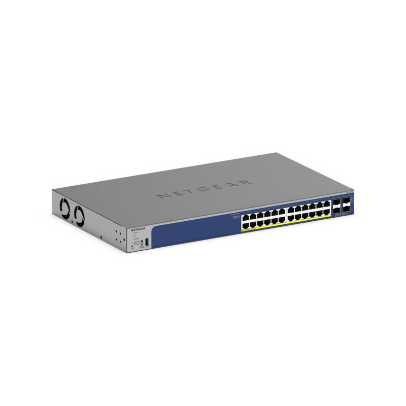 NETGEAR GS728TX L2 L3 10G Ethernet (100 1000 10000) Connexion Ethernet, supportant l'alimentation via ce port (PoE) Noir NETGEAR GS728TX L2 L3 10G Ethernet (100 1000 10000) Connexion Ethernet, supportant l'alimentation via ce port (PoE) Noir