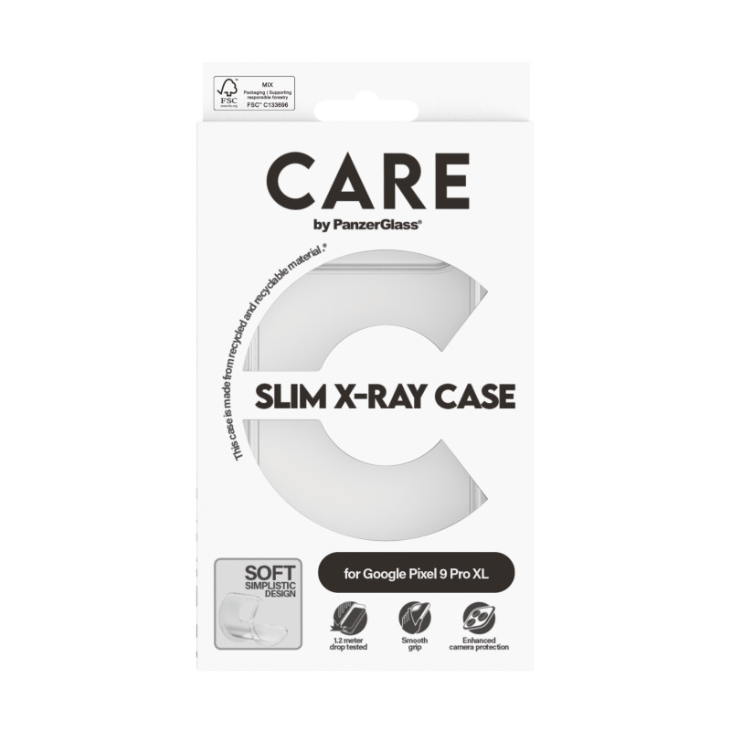 PanzerGlass CARE by ® Fashionable Case Transparent X-Ray Soft Basic Google Pixel 9 Pro XL PanzerGlass CARE by ® Fashionable Case Transparent X-Ray Soft Basic Google Pixel 9 Pro XL