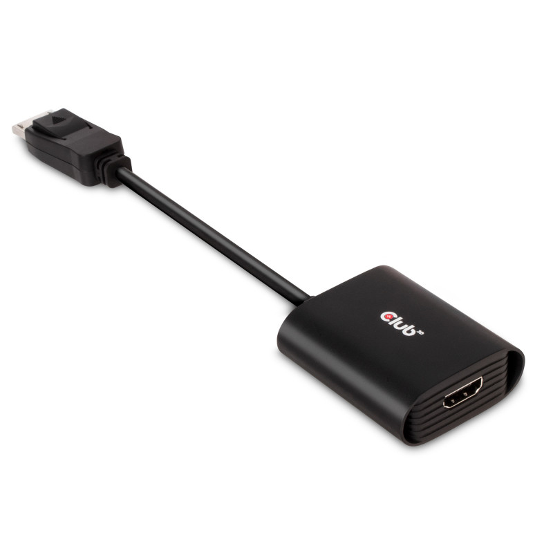 CLUB3D CAC-1085 adattatore per inversione del genere dei cavi Displayport 1.4 HDMI™2.1 Nero
