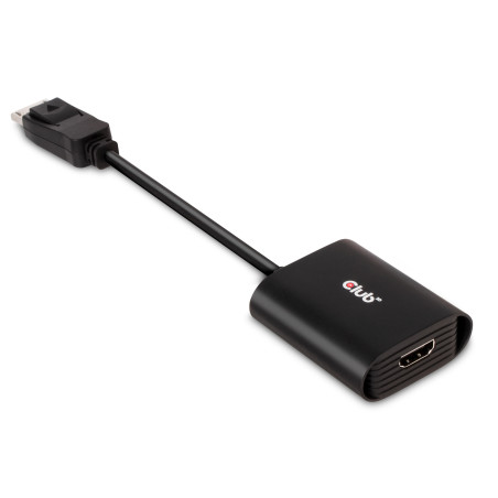 CLUB3D CAC-1085 adattatore per inversione del genere dei cavi Displayport 1.4 HDMI™2.1 Nero