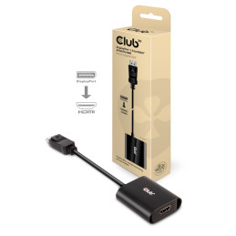 CLUB3D CAC-1085 adattatore per inversione del genere dei cavi Displayport 1.4 HDMI™2.1 Nero