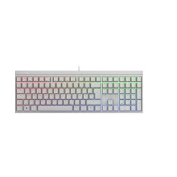 CHERRY MX 2.0S RGB teclado Juego USB QWERTZ Alemán Blanco