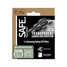 PanzerGlass SAFE. by ® Camera Lens Protector Transparent Samsung Galaxy S25 Ultra Pellicola proteggischermo trasparente 1 pz