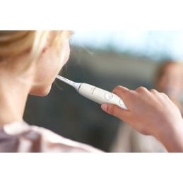 Philips DiamondClean Smart 9400 Sonicare Spazzolino Elettrico Sonico Bianco con App, con custodia da viaggio HX9917 88