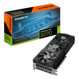 GIGABYTE GeForce RTX 5070 EAGLE OC SFF 12G Grafikkarte - 12GB GDDR7, 192 Bit, PCI-E 5.0, 2587 MHz Core Clock, 3 x DP 2.1a, 1 x