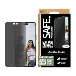PanzerGlass SAFE. by ® Privacy Screen Protector iPhone 16 Pro Max | Ultra-Wide Fit Protector de pantalla Apple 50 pieza(s)