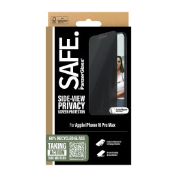 PanzerGlass SAFE. by ® Privacy Screen Protector iPhone 16 Pro Max | Ultra-Wide Fit Protector de pantalla Apple 50 pieza(s)