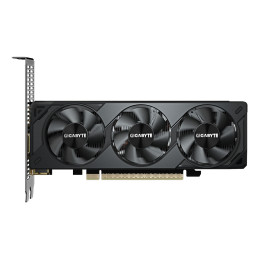 GIGABYTE GeForce RTX 5060 OC Low Profile 8G Grafikkarte - 8GB GDDR7, 128bit, PCI-E 5.0, 2512 MHz Kerntakt, 3 x DisplayPort, 1 x
