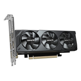 GIGABYTE GeForce RTX 5060 OC Low Profile 8G Grafikkarte - 8GB GDDR7, 128bit, PCI-E 5.0, 2512 MHz Kerntakt, 3 x DisplayPort, 1 x
