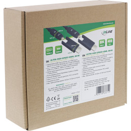 InLine Cavo HDMI AOC, cavo HDMI Ultra High Speed, 8K4K, spina staccabile, 20m