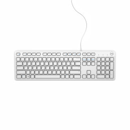DELL KB216 keyboard Universal USB AZERTY French White