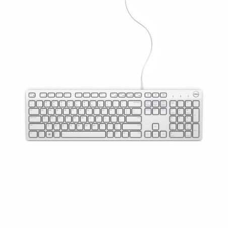 DELL KB216 keyboard Universal USB AZERTY French White