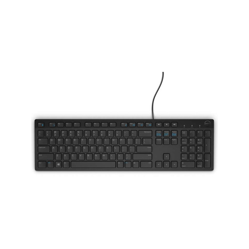 DELL KB216 keyboard Office USB AZERTY French Black