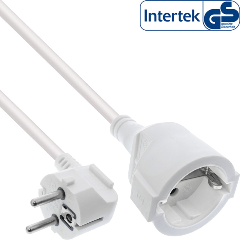 InLine 16401U power extension 59.1" (1.5 m) 1 AC outlet(s) Indoor White InLine 16401U power extension 59.1" (1.5 m) 1 AC outlet(s) Indoor White