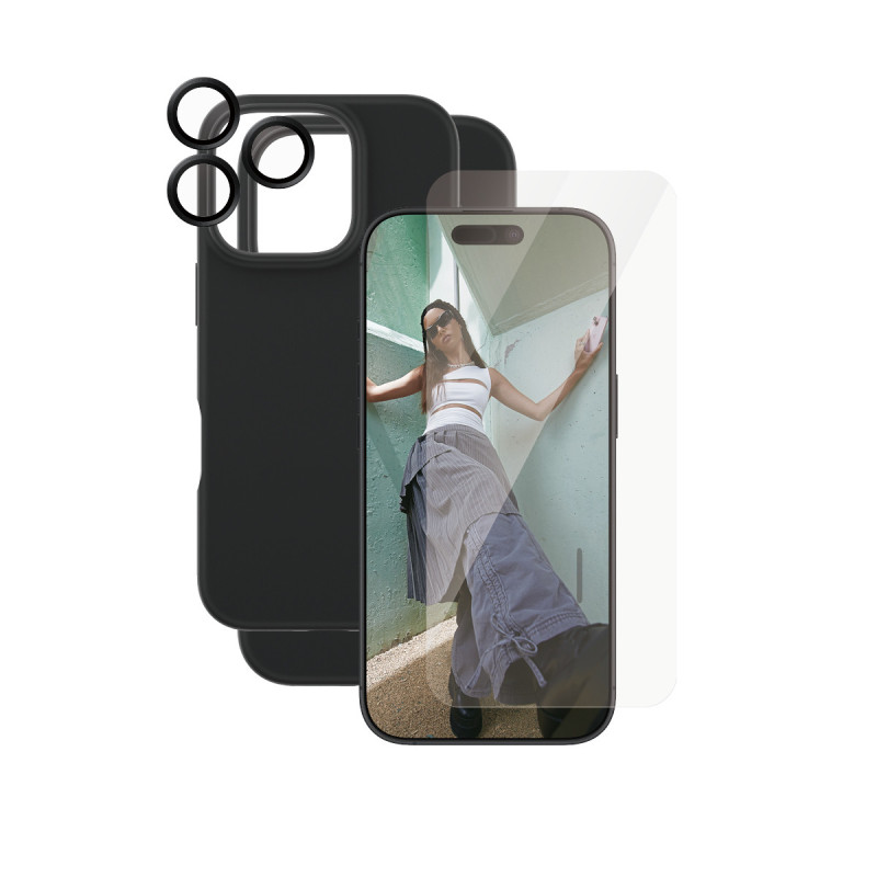 PanzerGlass CARE by ® Fashion 3-in-1 Bundle iPhone 16 Pro funda para teléfono móvil Transparente PanzerGlass CARE by ® Fashion 3-in-1 Bundle iPhone 16 Pro funda para teléfono móvil Transparente
