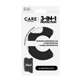 PanzerGlass CARE by ® Fashion 3-in-1 Bundle iPhone 16 Pro funda para teléfono móvil Transparente