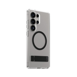 PanzerGlass CARE by ® Feature Case Transparent w. Black Kickstand & Qi Compatible Samsung Galaxy S25 Ultra funda para teléfono