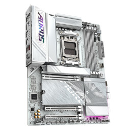 GIGABYTE X870E AORUS ELITE WIFI7 ICE Carte mère - Prend en charge les processeurs AMD Ryzen 9000, VRM numérique 16+2+2 phases,