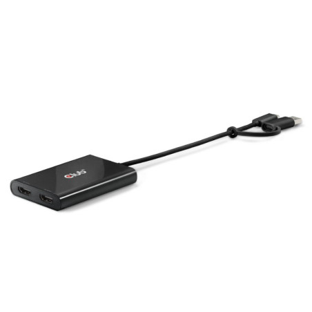 CLUB3D CSV-1475 video splitter USB Type-C 2x HDMI