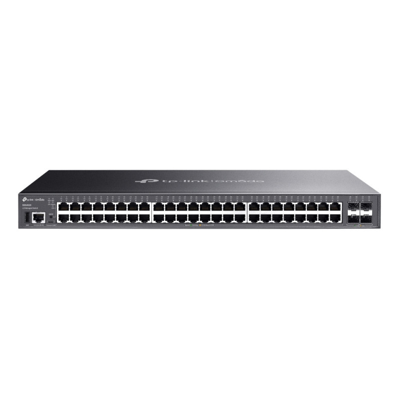 TP-Link Omada SG5452X commutateur réseau Géré L3 Gigabit Ethernet (10 100 1000) Noir TP-Link Omada SG5452X commutateur réseau Géré L3 Gigabit Ethernet (10 100 1000) Noir