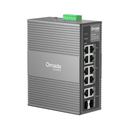 TP-Link Omada IES210GPP switch Gestionado Gigabit Ethernet (10 100 1000) Energía sobre Ethernet (PoE) DIN rail Gris
