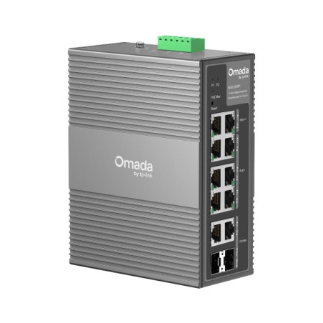 TP-Link Omada IES210GPP switch Gestionado Gigabit Ethernet (10 100 1000) Energía sobre Ethernet (PoE) DIN rail Gris