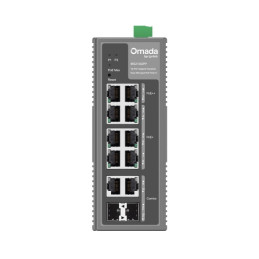 TP-Link Omada IES210GPP switch Gestionado Gigabit Ethernet (10 100 1000) Energía sobre Ethernet (PoE) DIN rail Gris