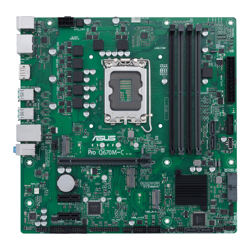 ASUS PRO Q670M-C-CSM Intel Q670 LGA 1700 micro ATX ASUS PRO Q670M-C-CSM Intel Q670 LGA 1700 micro ATX