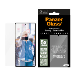 PanzerGlass ® Ceramic Screen Protector Samsung Galaxy S25 Ultra | Ultra-Wide Fit Clear screen protector 1 pc(s)