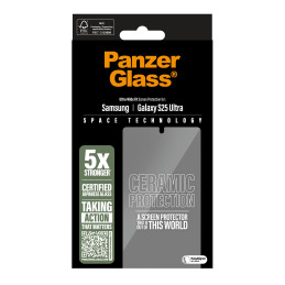 PanzerGlass ® Ceramic Screen Protector Samsung Galaxy S25 Ultra | Ultra-Wide Fit Clear screen protector 1 pc(s)