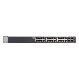 NETGEAR XS728T Managed L2+ L3 10G Ethernet (100 1000 10000) Black