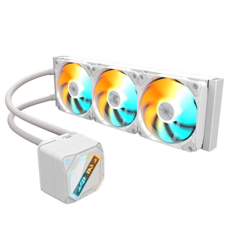 GIGABYTE GAMING 360 ICE Processor All-in-one liquid cooler 4.72" (12 cm) White 1 pc(s) GIGABYTE GAMING 360 ICE Processor All-in-one liquid cooler 4.72" (12 cm) White 1 pc(s)