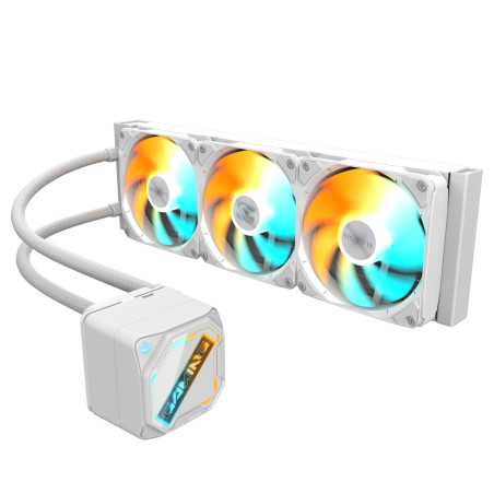 GIGABYTE GAMING 360 ICE Refrigeración Líquida para CPU - 3x120 mm Ventiladores ARGB, Mecanismo de enclavamiento deslizante,