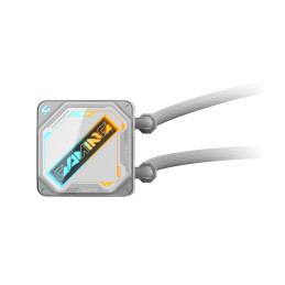 GIGABYTE GAMING 360 ICE Flüssigkeitskühler für CPU - 3x120 mm ARGB-Lüfter, Schiebe-Verriegelungsmechanismus, DAISY-CHAIN,