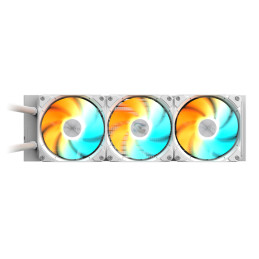 GIGABYTE GAMING 360 ICE Refrigeración Líquida para CPU - 3x120 mm Ventiladores ARGB, Mecanismo de enclavamiento deslizante,