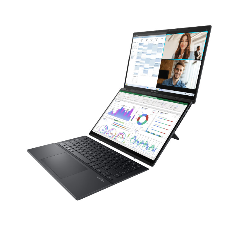 ASUS Zenbook Duo UX8406MA-QL114W Intel Core Ultra 5 125H Hybride (2-en-1) 35,6 cm (14") Écran tactile WUXGA 16 Go LPDDR5x-SDRAM ASUS Zenbook Duo UX8406MA-QL114W Intel Core Ultra 5 125H Hybride (2-en-1) 35,6 cm (14") Écran tactile WUXGA 16 Go LPDDR5x-SDRAM