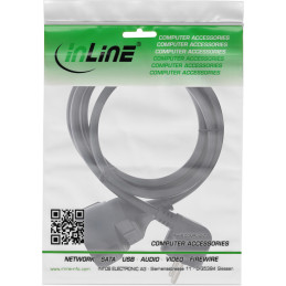 InLine 16401Y multiprise 1,5 m 1 sortie(s) CA Intérieure Noir
