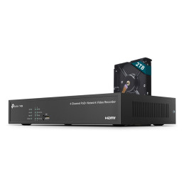 TP-Link VIGI NVR1004H-4P-2TB Black