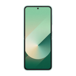 Samsung Galaxy Z Flip6 Silicone Case with Ring Verde