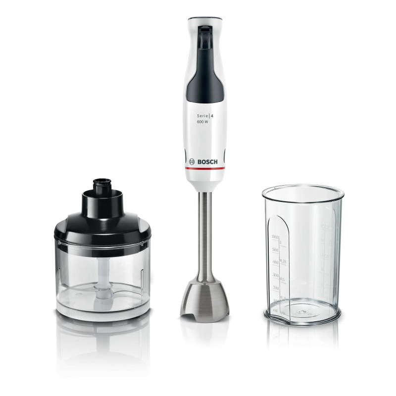Bosch Serie 4 MSM4W220 Frullatore a immersione ErgoMaster 600 W Bianco Bosch Serie 4 MSM4W220 Frullatore a immersione ErgoMaster 600 W Bianco
