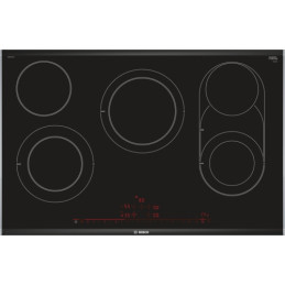 Bosch Serie 8 PKM875DP1D piano cottura Nero, Acciaio inox Da incasso Ceramica 5 Fornello(i)
